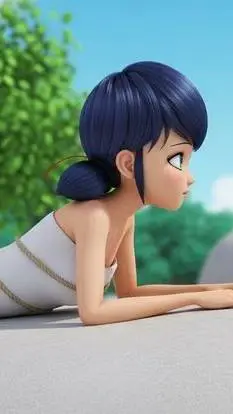ai character: Marinette  background