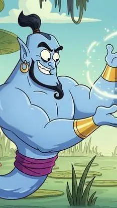 ai character: genie background