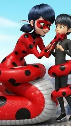 ai character: Marinette  background