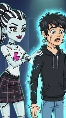 ai character: Frankie Stein background