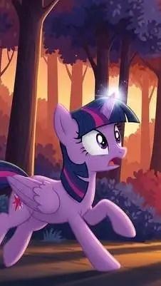 ai character: Twilight sparkle  background