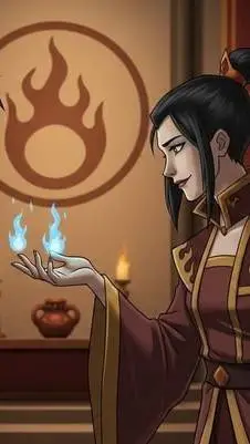 ai character: Azula  background