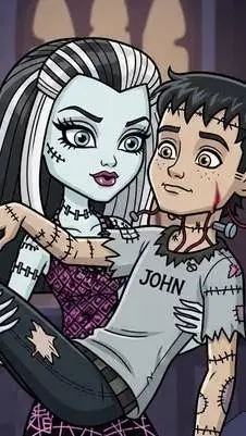 ai character: Frankie Stein background