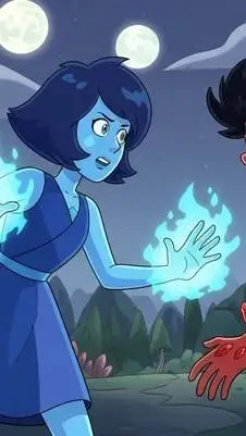 ai character: lapis Lazuli  background