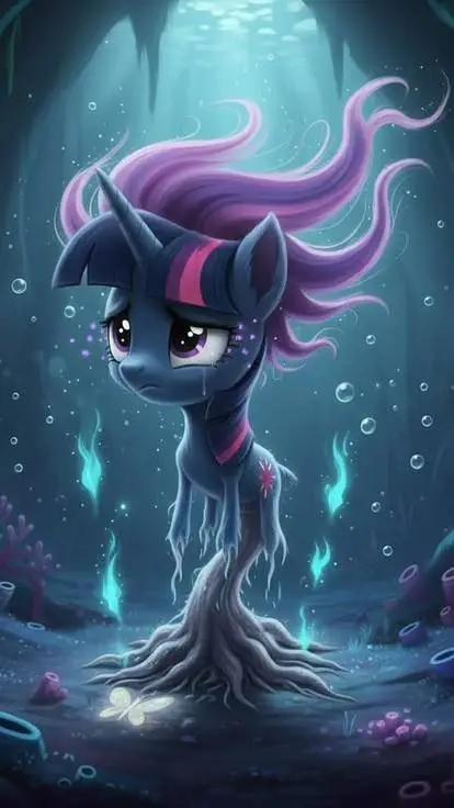 ai character: Twilight sparkle background