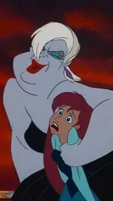 ai character: Ursula  background