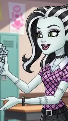 ai character: Frankie Stein background