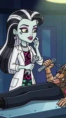 ai character: Frankie Stein background