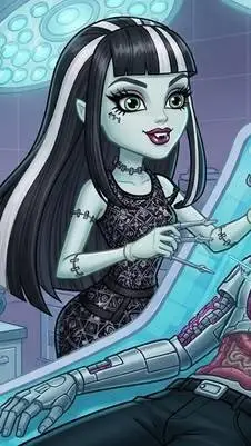 ai character: Frankie Stein background