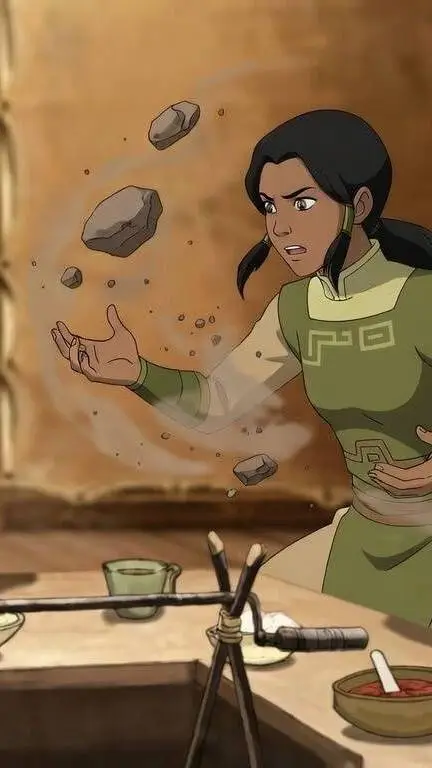 ai character: Earth Korra  background