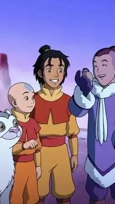 ai character: Aang  background