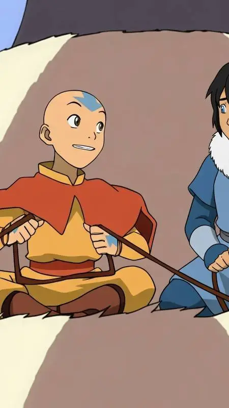 ai character: Aang  background