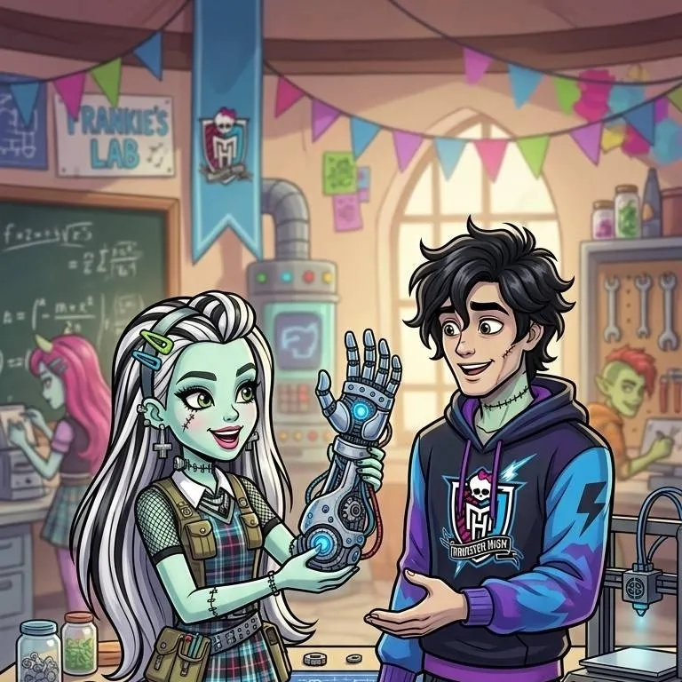 chat with ai character: Frankie Stein