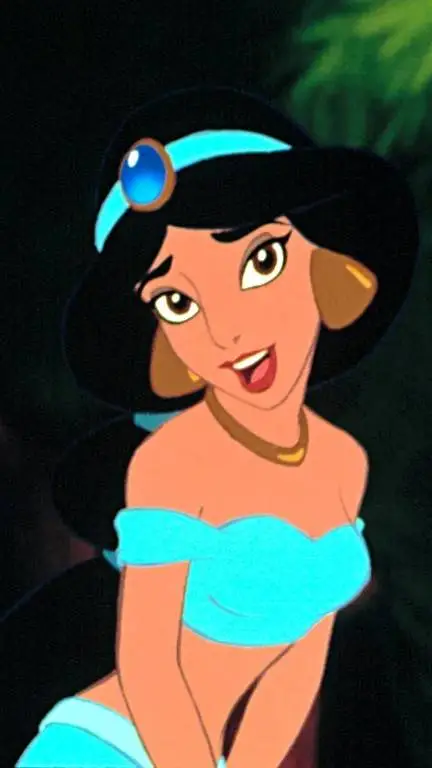 ai character: princess Jasmine  background