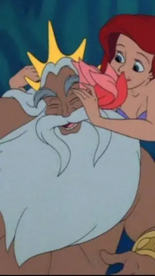 ai character: King Triton  background