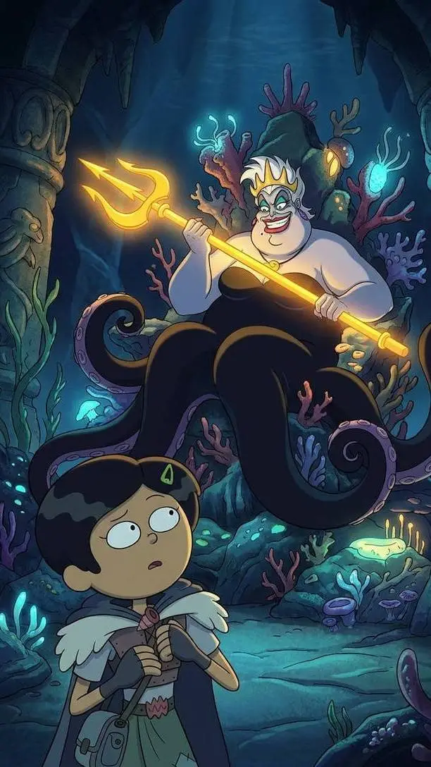 ai character: Ursula  background