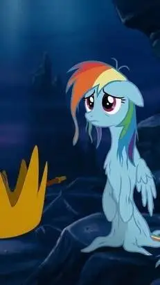 ai character: rainbow dash  background