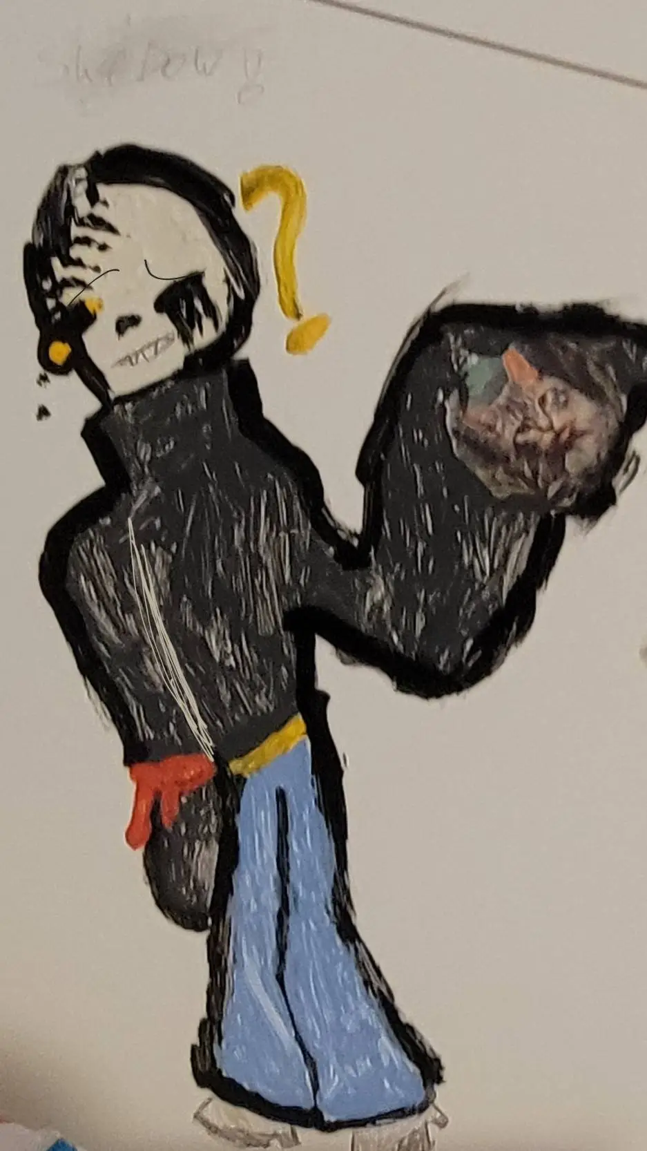 ai character: shadow sans background
