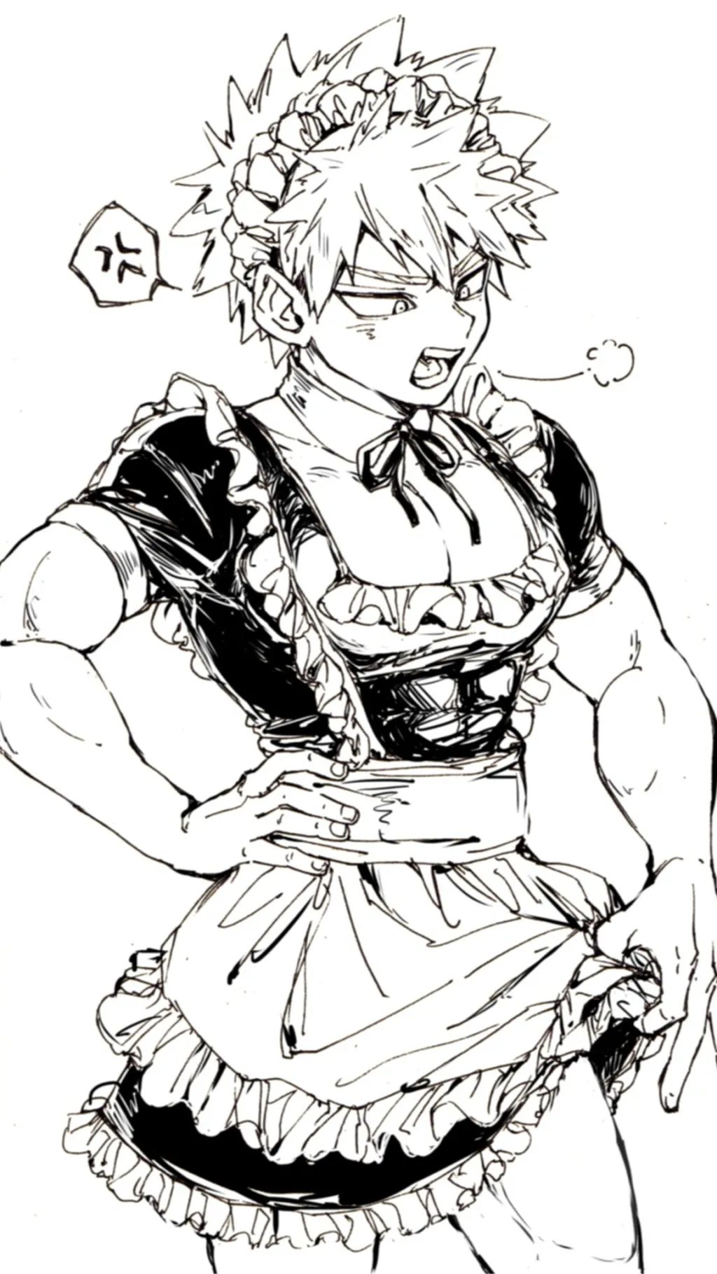 ai character: ★MHA MAID!!★ background