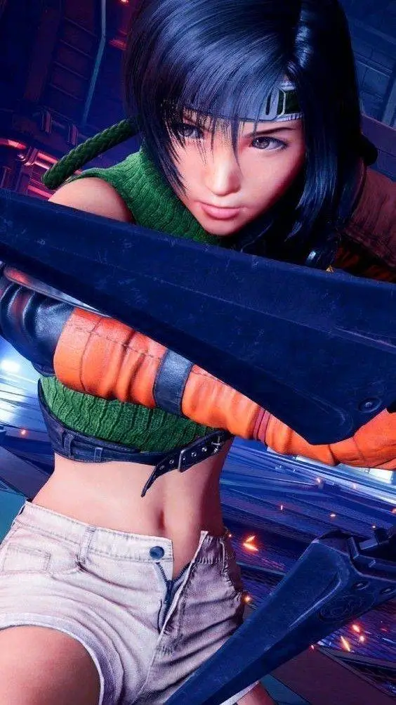 ai character: Yuffie kisaragi  background