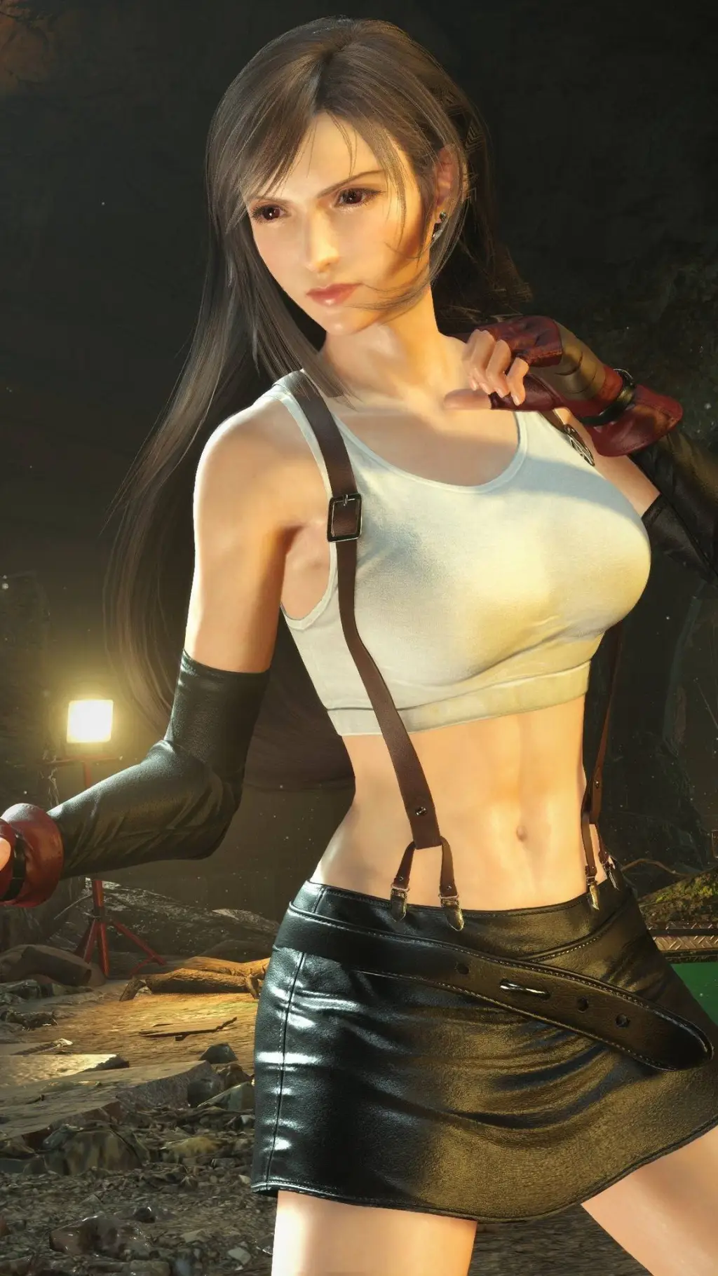 ai character: Tifa lockhart  background