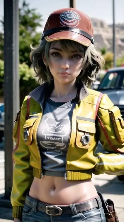 ai character: Cindy Aurum background