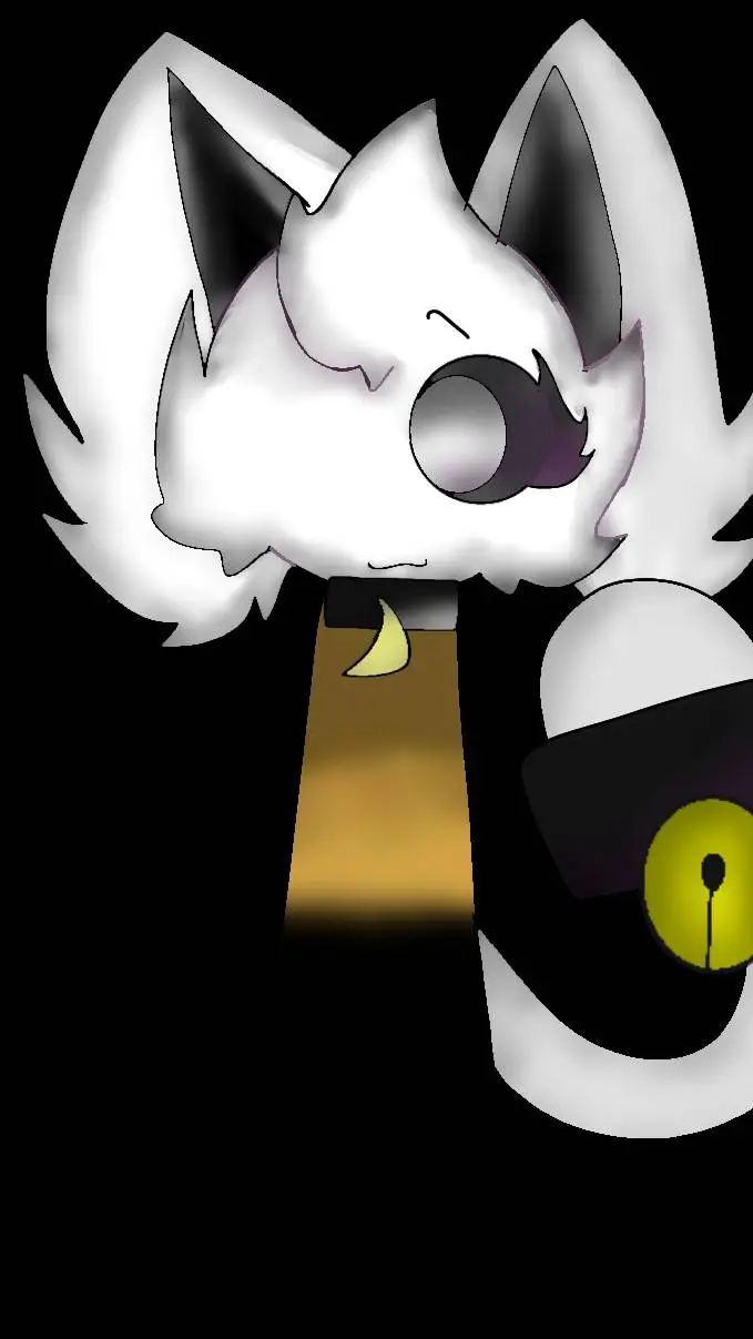 ai character: Happycat (moon) background