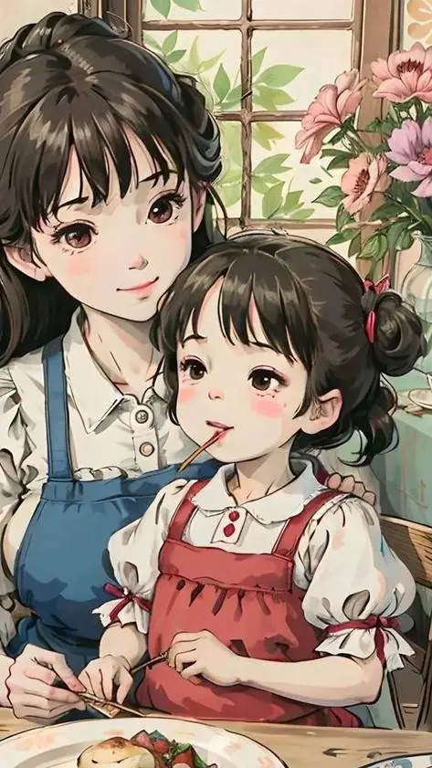 ai character: Family #2 background