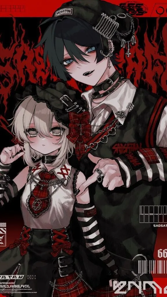 ai character: Blair&Xavier twins background