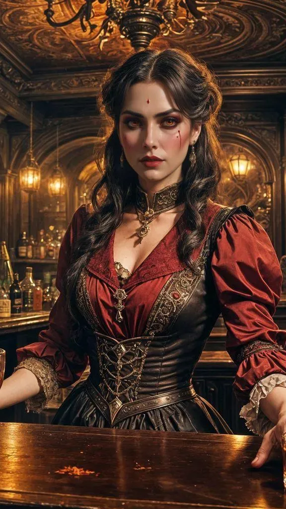 ai character: Beth docking background