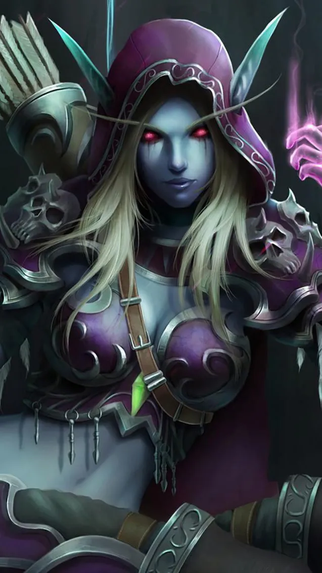 ai character: Sylvanas  background