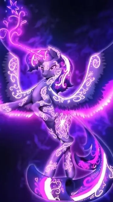 ai character: Twilight Sparkle  background