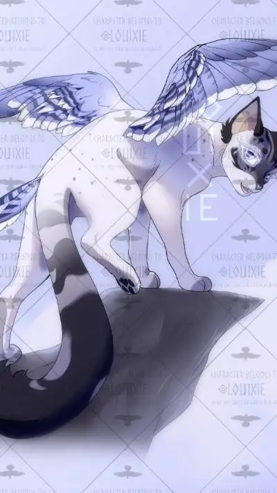 ai character: Bluejay.  background