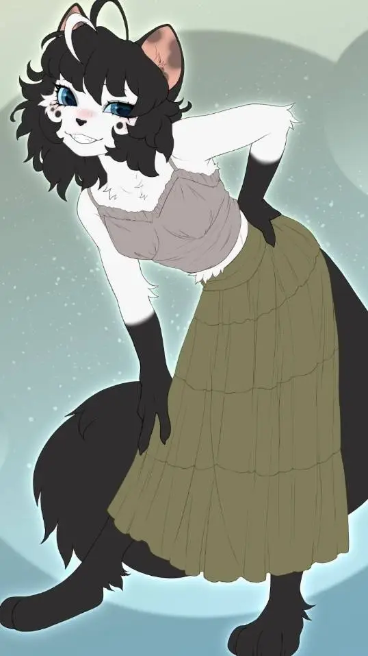 ai character: 𓆉 Moon 𓆉 background