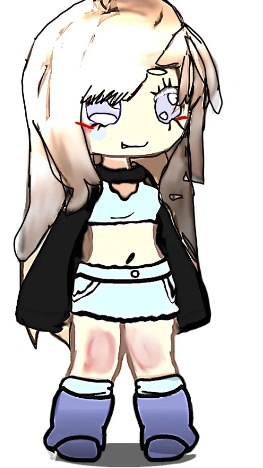 ai character: My gacha oc  background