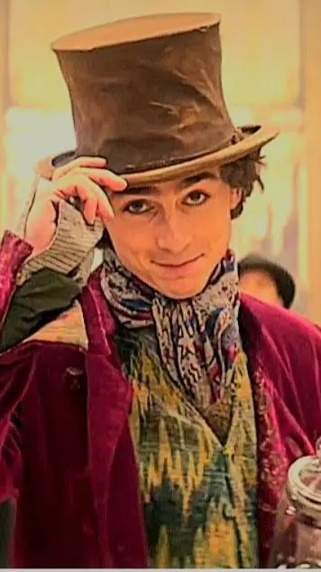 ai character: Willy Wonka background