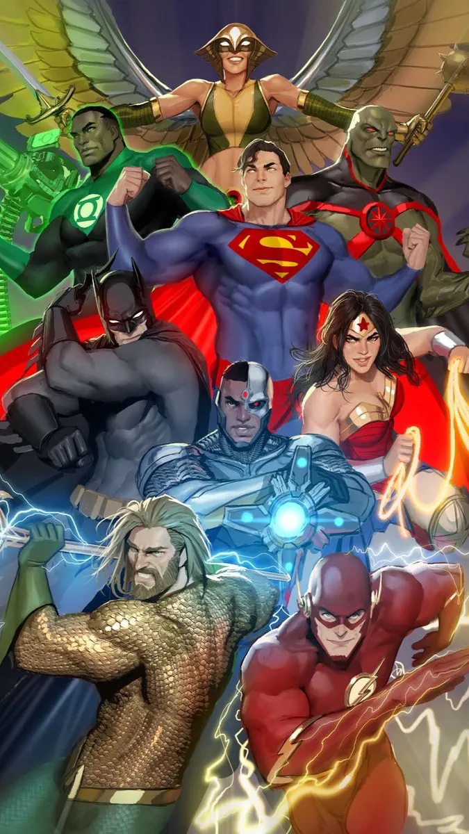 ai character: Justice league background