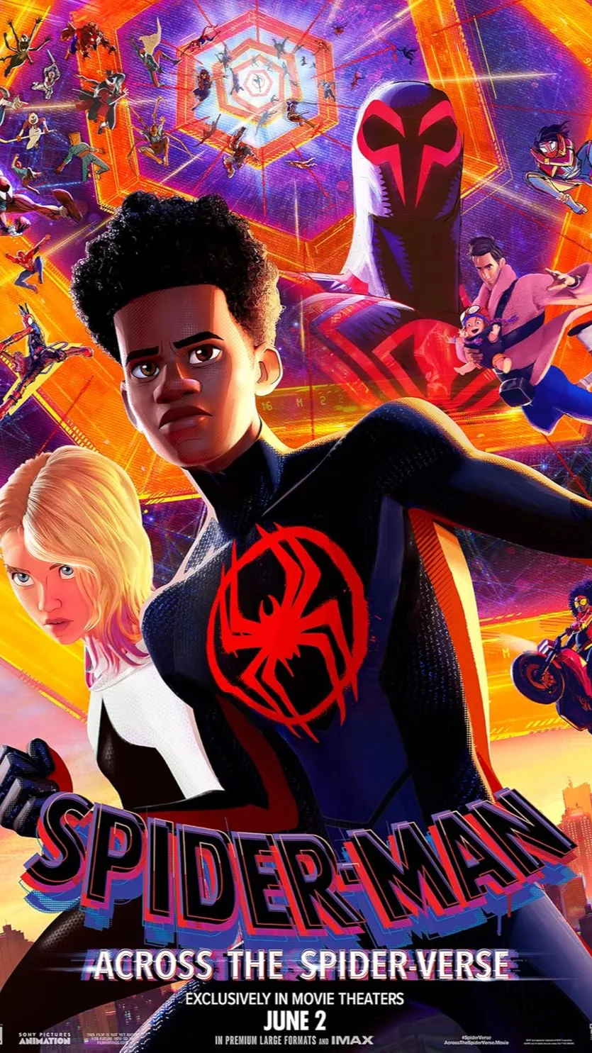 ai character: Spiderverse. background