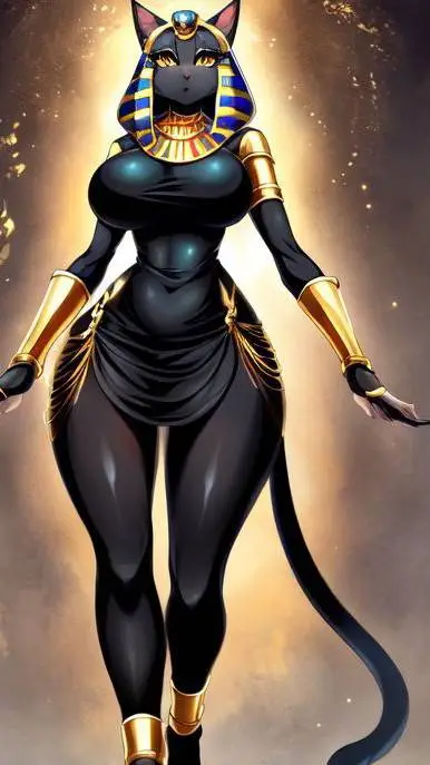 ai character: Anubus (Female) background