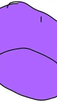 ai character: Purple face background