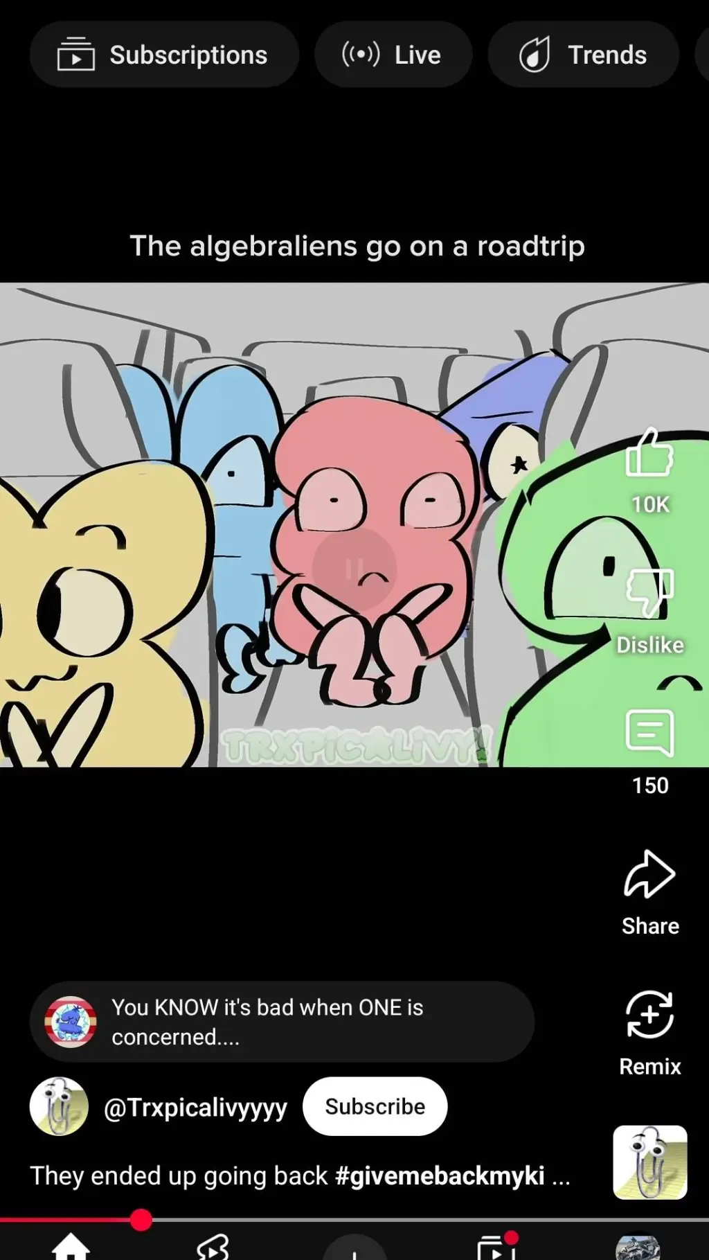 ai character: Algebra roadtrip background