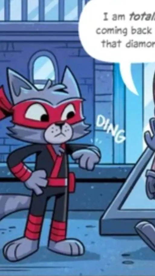 ai character: Cat ninja background