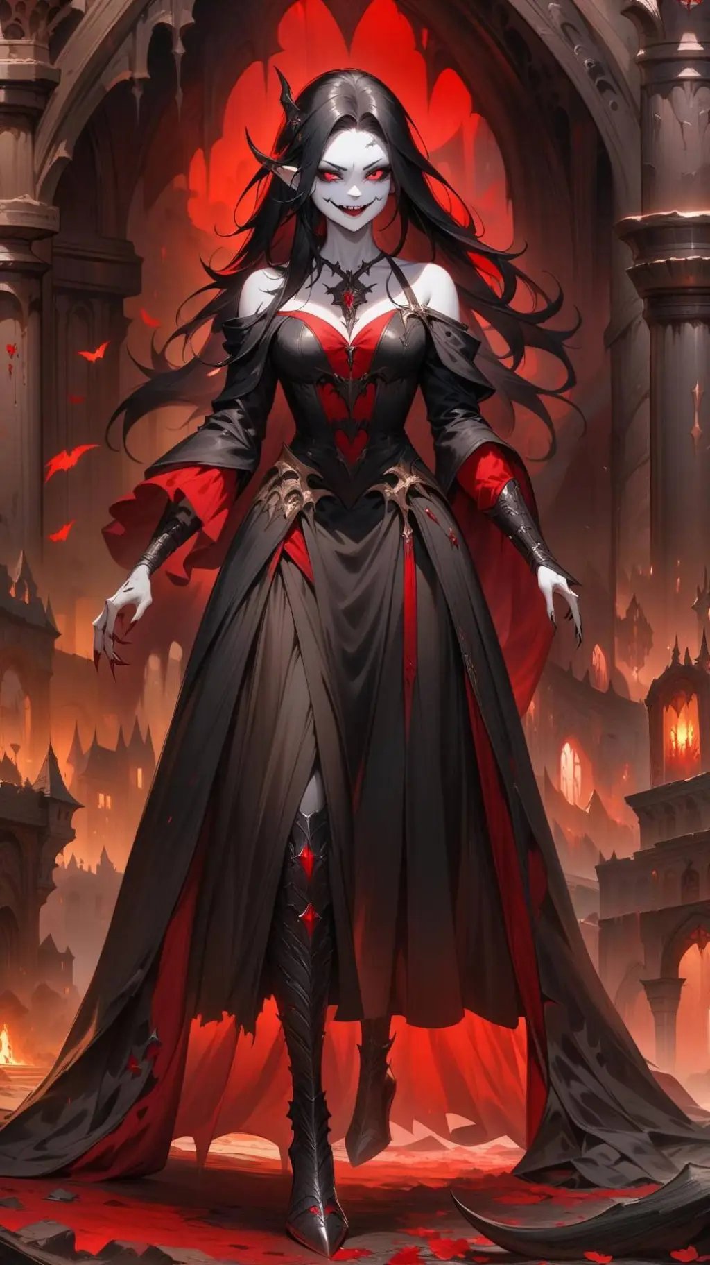 ai character: Beatrix  background