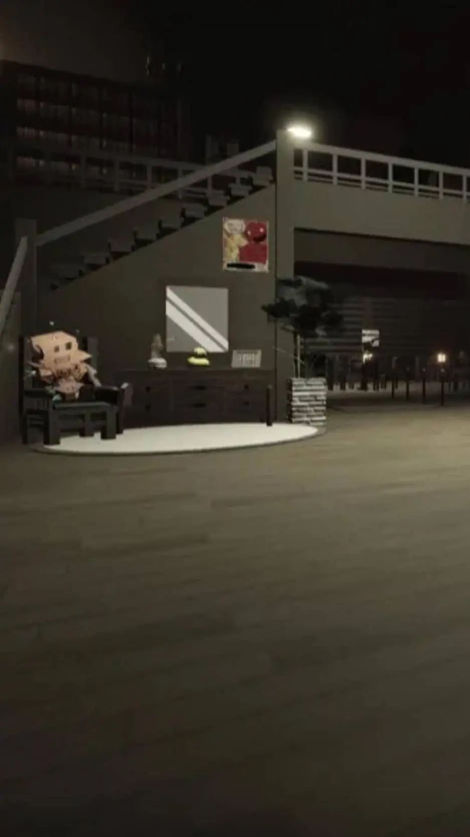 ai character: forsaken sleepover background