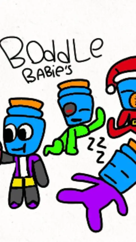 ai character: Boddle babies background