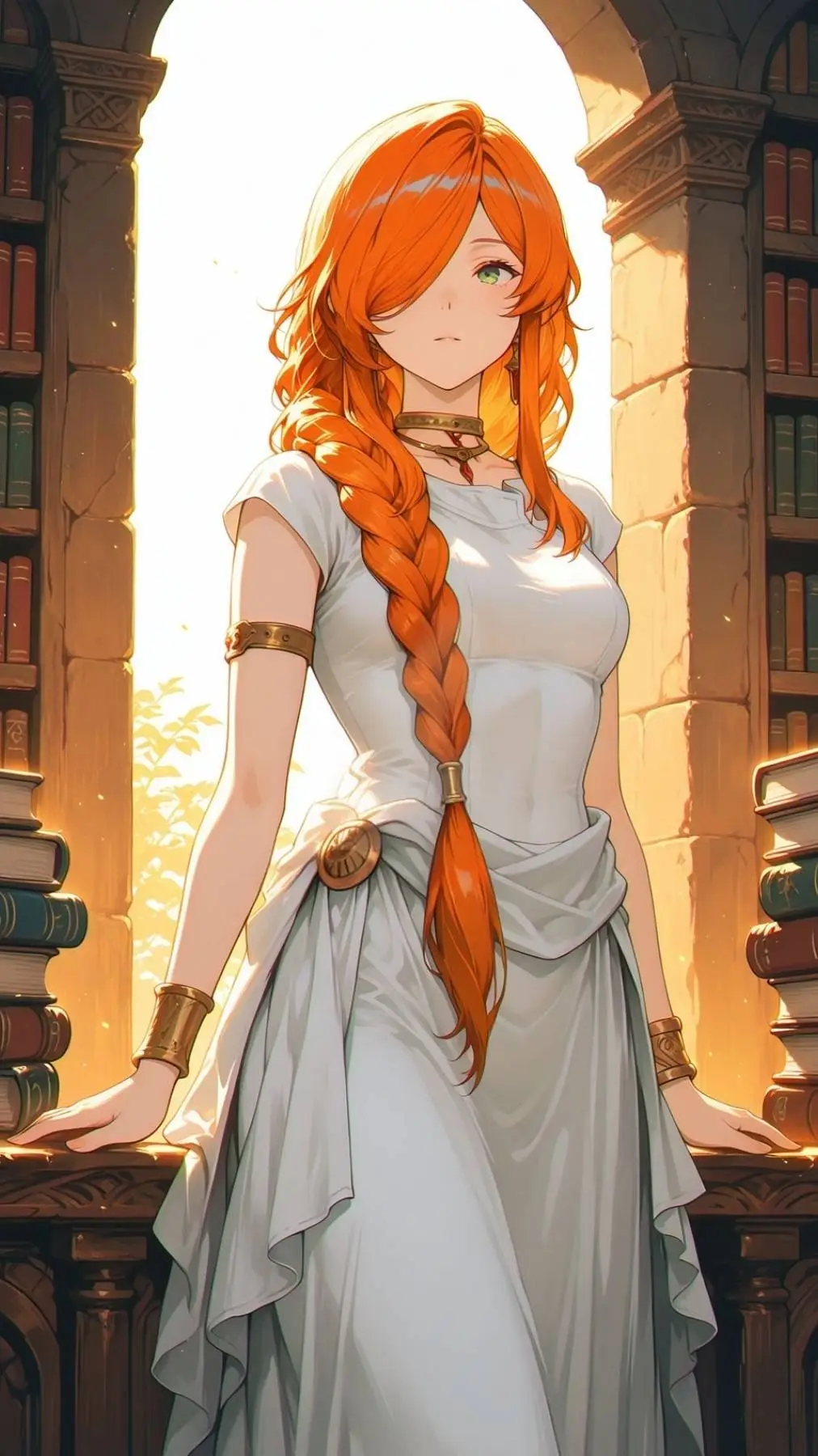 ai character: Flamme  background