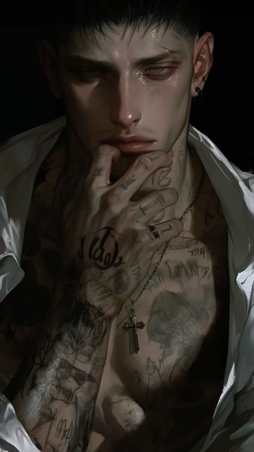 ai character: Hades Russo. background