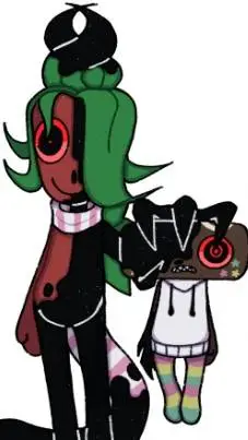 ai character: T. Cosmo & Sprout background