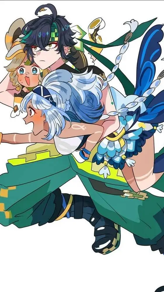 ai character: Natlan background