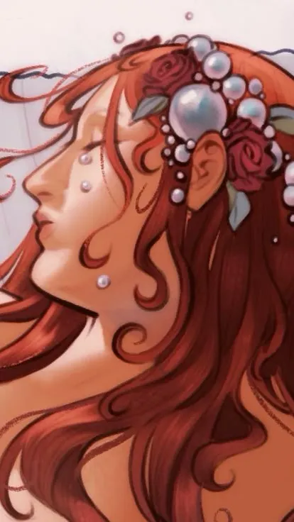 ai character: 🐚Rina Pearl <3🦑 background